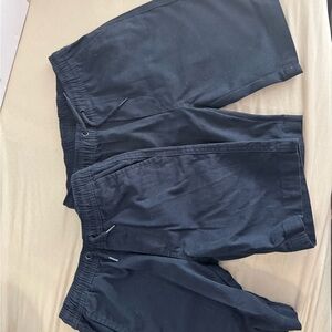 Boys Navy Drawstring Shorts